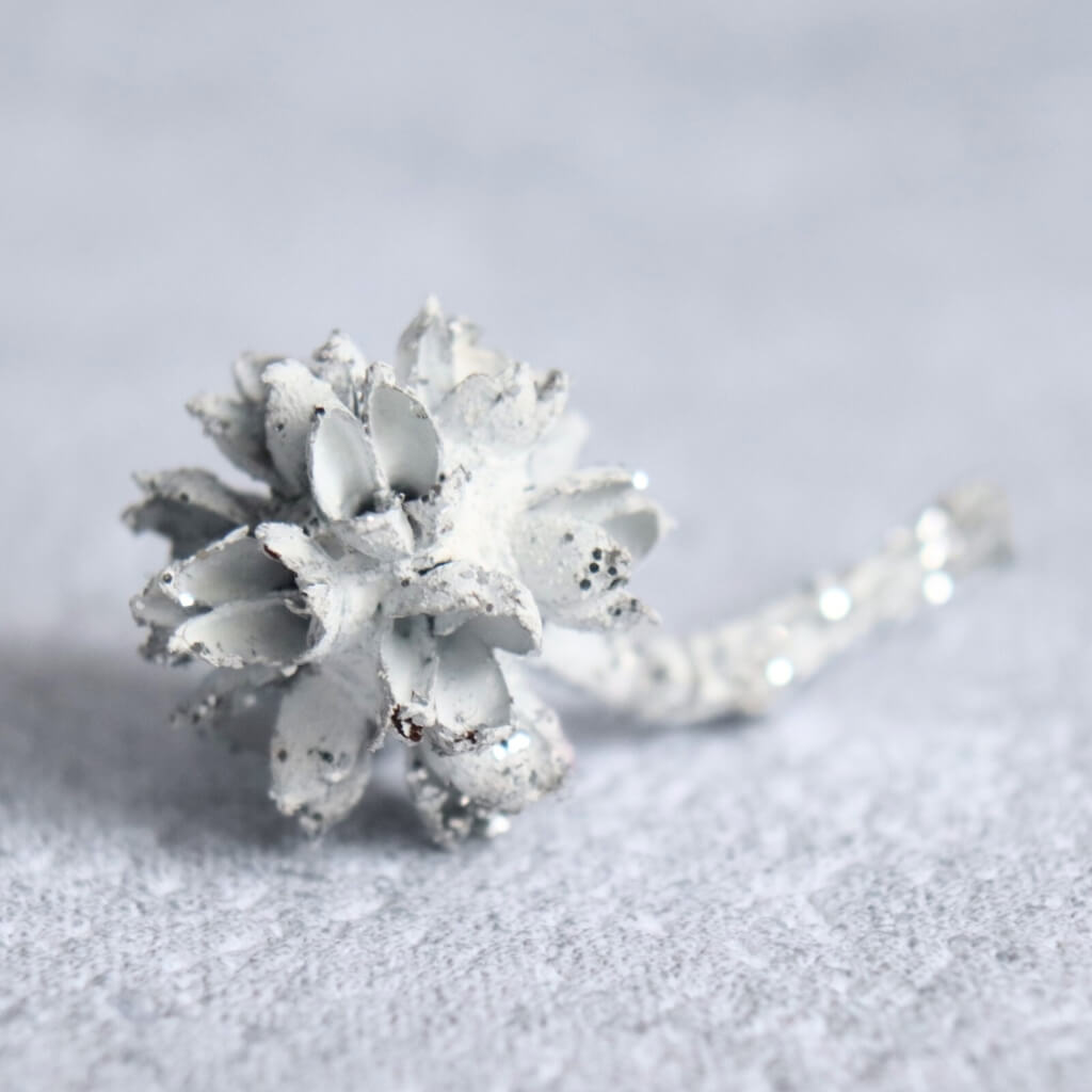 Divoký pepř – stříbrná, jemný přírodní materiál pro svatební a moderní dekorace